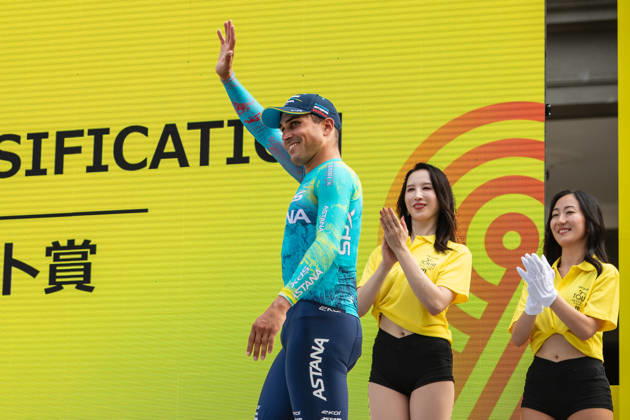 Tour De Kyushu Stage Finishes In Fukuoka s Tenjin For The First Time Matteo Malucelli of XDS Astana Team wins Stage 1 of the Mynavi Tour de Kyushu 2026 at the finish line on Tenjin Bridge in Fukuoka, Japan, on October 10, 2026. The Italian won the 152.0-kilometer Saga-Fukuoka stage in 3 hours 9 minutes 51 seconds, ahead of Luke Mudgway (Li Ning Star) and Alessio Delle Vedove (XDS Astana Team), and took the general and points classification leads. It was the first time the race finished in Tenjin, the commercial heart of Fukuoka, where a parade, stage events and food stalls marked the day. The race, first held in 2023 and part of the UCI Asia Tour (2.1 category), runs October 9-12 through six Kyushu prefectures under the official title We stand with Kumamoto. Mynavi Tour de Kyushu 2026, adopted to support areas affected by the Kumamoto earthquake. Fukuoka Japan Copyright: xRyoxChix originalFilename:zhi-tourdeky261010_nps3B.jpg