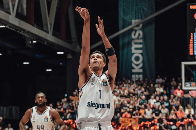easyCredit Basketball Bundesliga, 5. Spieltag, Niners Chemnitz -Bayern München 10.10.2026 ab 16:00 Uhr Chemnitz, Chemnitz Arena Im Foto: 01 Oscar da Silva beim Freiwurf easyCredit Basketball Bundesliga, 5. Spieltag, Niners Chemnitz - Bayern München Chemnitz Sachsen Deutschland Copyright: xEHLxMedia MichelxKöhlerx 20261010-Niners-Chemnitz-Bayern-M__nchen-041