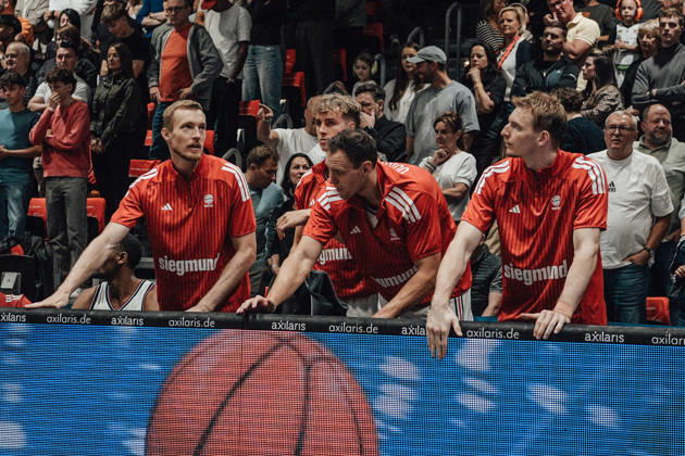 easyCredit Basketball Bundesliga, 5. Spieltag, Niners Chemnitz -Bayern München 10.10.2026 ab 16:00 Uhr Chemnitz, Chemnitz Arena Im Foto: Bank Bayern München easyCredit Basketball Bundesliga, 5. Spieltag, Niners Chemnitz - Bayern München Chemnitz Sachsen Deutschland Copyright: xEHLxMedia MichelxKöhlerx 20261010-Niners-Chemnitz-Bayern-M__nchen-068