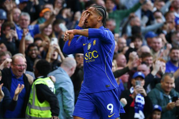 Joao Pedro of Chelsea celebrates after scoring a goal (4-1) Chelsea v Bournemouth, Premier League, Football, Stamford Bridge, London, UK - 10 Oct 2026London Stamford Bridge United Kingdom EDITORIAL USE ONLY No use with unauthorised audio, video, data, fixture lists, club league logos or live services. Online in-match use limited to 120 images, no video emulation. No use in betting, games or single club league player publications.  Copyright: xSimonxDael Shutterstockx 17206021aq