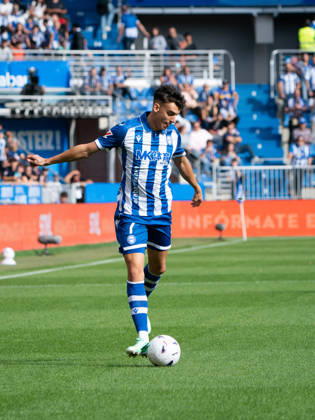ESP: LaLiga EA Sports Deportivo Alaves v Atletico Madrid Angel Perez of Deportivo Alaves during LaLiga EA Sports between Deportivo Alaves v Atletico Madrid played at Mendizorroza Stadium in Vitoria-Gasteiz on October 10, 2026 in Spain VITORIA GASTEIZ Spain Futbol Copyright: xAgenciaxLOFx