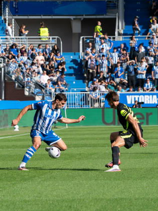 ESP: LaLiga EA Sports Deportivo Alaves v Atletico Madrid Lucas Boye of Deportivo Alaves during LaLiga EA Sports between Deportivo Alaves v Atletico Madrid played at Mendizorroza Stadium in Vitoria-Gasteiz on October 10, 2026 in Spain VITORIA GASTEIZ Spain Futbol Copyright: xAgenciaxLOFx
