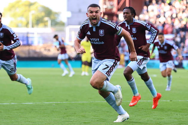 Aston Villa v Brentford, Premier League John McGinn of Aston Villa celebrates his goal making it 2-1 during the Aston Villa v Brentford Premier League match at Villa Park, Birmingham, England on 10 October 2026 Credit: Ryan Crockett Every Second Media Editorial use only. All images are copyright Every Second Media Limited. No images may be reproduced without prior permission. All rights reserved. Premier League and Football League images are subject to licensing agreements with Football DataCo Limited. see https: www.football-dataco.com Copyright: xIMAGO EveryxSecondxMediax ESM-2212-0086 RyanxCrockettx xEveryxSecondxMediax