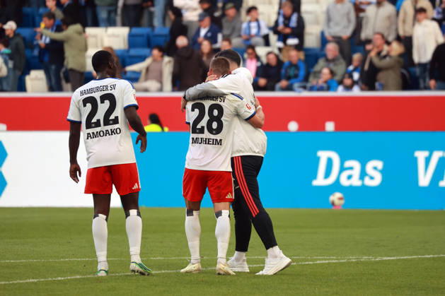 10.10.26 TSG 1899 Hoffenheim - Hamburger SV Deutschland, Sinsheim, 10.10.2026, Fussball, Bundesliga, Saison 2026 2027, TSG 1899 Hoffenheim - Hamburger SV: Miro Muheim (Hamburger SV).
