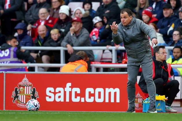 Sunderland v Brighton and Hove Albion - Premier League 2026 27 Regis Le Bris Manager of Sunderland on the side line during the Premier League 2026 27 match between Sunderland and Brighton & Hove Albion at Stadium of Light on October 10, 2026 in Sunderland, England. WARNING! This Photograph May Only Be Used For Newspaper And Or Magazine Editorial Purposes. May Not Be Used For Publications Involving 1 player, 1 Club Or 1 Competition Without Written Authorisation From Football DataCo Ltd. For Any Queries, Please Contact Football DataCo Ltd on +44 (0) 207 864 9121 Sunderland Stadium of Light England United Kingdom Copyright: xAllstarxPicturexLibraryxLtdx