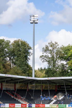 10.10.2026, xerix, Fussball 3.Liga, SG Sonnenhof Grossaspach - SV Waldhof Mannheim v.l. Aspach