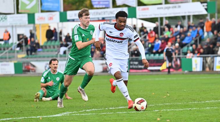 09.10.2026 - Fussball - Saison 2026 2027 - Regionalliga Bayern - 04. Spieltag: SpVgg Ansbach - 1. FC Nürnberg FCN II ( Club ) - DoGe - xdoxgex - Eliyah Rau (20, 1. FC Nürnberg FCN II )