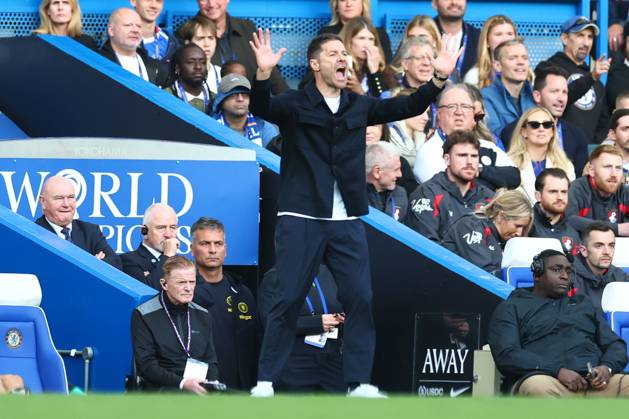 Xabi Alonso manager of Chelsea Chelsea v Bournemouth, Premier League, Football, Stamford Bridge, London, UK - 10 Oct 2026London Stamford Bridge United Kingdom EDITORIAL USE ONLY No use with unauthorised audio, video, data, fixture lists, club league logos or live services. Online in-match use limited to 120 images, no video emulation. No use in betting, games or single club league player publications.  Copyright: xSimonxDael Shutterstockx 17206021bi
