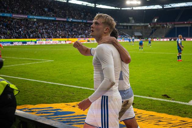 3.Liga MSV Duisburg - TSG Hoffenheim II ** NUR FÜR REDAKTIONELLE ZWECKE ** EDITORIAL USE ONLY **<p>Fußball 3.Liga MSV Duisburg - TSG Hoffenheim II am 10.10.26 in der Schauinsland-Reisen Arena in Duisburg Torjubel zum 3:2 durch Peter Remmert ( Duisburg ) Duisburg Copyright: JakobxKlos