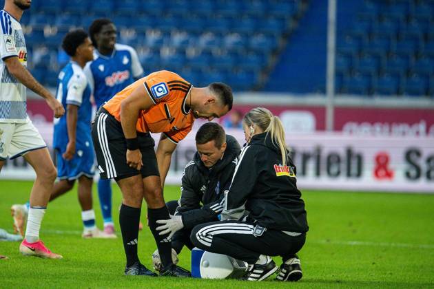 3.Liga MSV Duisburg - TSG Hoffenheim II ** NUR FÜR REDAKTIONELLE ZWECKE ** EDITORIAL USE ONLY **<p>Fußball 3.Liga MSV Duisburg - TSG Hoffenheim II am 10.10.26 in der Schauinsland-Reisen Arena in Duisburg Schiedsrichter Leonidas Exuzidis Duisburg Copyright: JakobxKlos