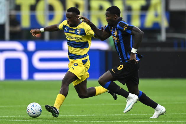 Db Milano 10 10 2026 - campionato di calcio serie A Inter-Parma foto Daniele Buffa Image nella foto: Mandela Keita-Marcus Thuram 