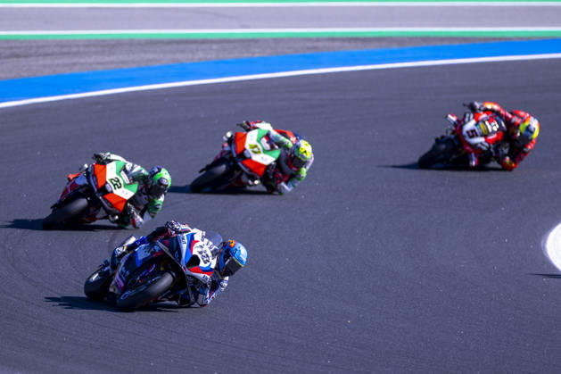 October 10, 2026, Cascais, Lisboa, Portugal: ESTORIL, PORTUGAL - OCTOBER 10: Miguel Oliveira of Portugal and Rokit BMW Motored WorldSBK Team competes during Race 1 during day two of the World Superbikes Estoril Round at Circuito Estoril on October 10, 2026 in Estoril, Portugal. Cascais Portugal - ZUMAl192 20261010_zsp_l192_025 Copyright: xMiguelxLemosx