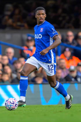 IPSWICH, ENGLAND OCTOBER 10 - Florentino Luis of Ipswich Town during the Premier League game between Ipswich Town and Fulham at Portman Road on October 10, 2026 in Ipswich, England. (Photo by Keeran Marquis Sports Press Photo) Copyright: xKeeranxMarquis SPPx Sportspressphoto_SPR251174