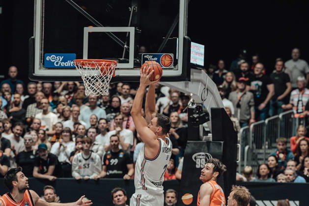 easyCredit Basketball Bundesliga, 5. Spieltag, Niners Chemnitz -Bayern München 10.10.2026 ab 16:00 Uhr Chemnitz, Chemnitz Arena Im Foto: 07 Johannes Voigtmann, easyCredit Basketball Bundesliga, 5. Spieltag, Niners Chemnitz - Bayern München Chemnitz Sachsen Deutschland Copyright: xEHLxMedia MichelxKöhlerx 20261010-Niners-Chemnitz-Bayern-M__nchen-097