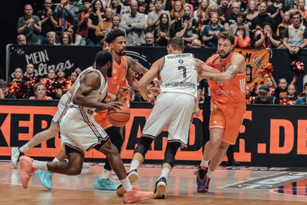 easyCredit Basketball Bundesliga, 5. Spieltag, Niners Chemnitz -Bayern München 10.10.2026 ab 16:00 Uhr Chemnitz, Chemnitz Arena Im Foto: 07 Johannes Voigtmann easyCredit Basketball Bundesliga, 5. Spieltag, Niners Chemnitz - Bayern München Chemnitz Sachsen Deutschland Copyright: xEHLxMedia MichelxKöhlerx 20261010-Niners-Chemnitz-Bayern-M__nchen-104