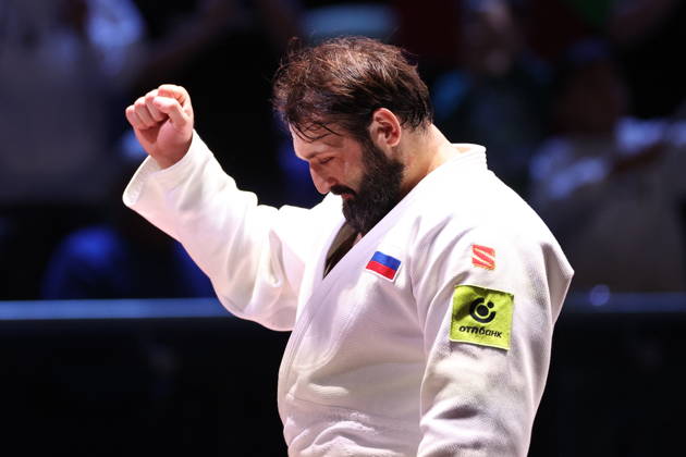 AZERBAIJAN, BAKU - OCTOBER 10, 2026: Russia s Inal Tasoev appears in his heavyweight bout during the 2026 World Judo Championships at the National Gymnastics Arena 2026 World Judo Championships In Baku  - ZUMAt113 20261010_zaa_t113_487 Copyright: xMikhailxSinitsynx