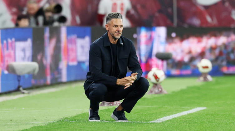 RB Leipzig - Frankfurt Bundesliga Leipzig, 10.10.2026, Red Bull Arena, Fußball, 1.Bundesliga, 5.Spieltag , RB Leipzig vs. SG Eintracht Frankfurt , Im Bild: Trainer Martin Demichelis, RB Leipzig. , Nur zur redaktionellen Nutzung. Only editorial use. , DFL DFB regulations prohibit any use of photographs as image sequences and or quasi-video. ,