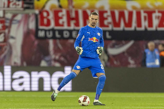 GER, Leipzig, Fussball, Bundesliga, 5. Spieltag, RB Leipzig vs. Eintracht Frankfurt im Bild v.l.: Maarten Vandevoordt (RB Leipzig 26), 10.10.2026, Red-Bull Arena Leipzig DFL DFB REGULATIONS PROHIBIT ANY USE OF PHOTOGRAPHS AS IMAGE SEQUENCES AND OR QUASI-VIDEO, Leipzig Red-Bull Arena Sachsen Germany Copyright: xPaulxFritzx