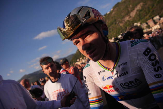 Belgium s Remco Evenepoel of Red Bull - Bora - Hansgrohe during the 120th edition of the Il Lombardia, Tour of Lombardy cycling race, a 239 km one day race from Bergamo to Como on October 10, 2026, Italy. Copyright: xMarcoxAlpozzi xLaPressex