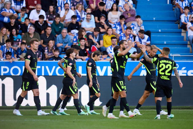 October 10, 2026, Vitoria, Alava, Spain: Cristian Cuti Romero of Atletico de Madrid celebrates after scoring the team s second goal during the LaLiga EA Sports match between Deportivo Alaves and Atletico de Madrid at Mendizorrotza on October 10, 2026, in Vitoria, Spain. Vitoria Spain - ZUMAa181 20261010_zaa_a181_059 Copyright: xRicardoxLarreinax