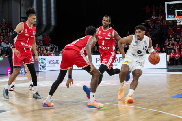 Bamberg, Deutschland 10. Oktober 2026: easyCredit BBL - 2026 2027 - 5. Spieltag - BMA365 Bamberg Baskets gegen Syntainics MBC Im Bild: Kostja Mushidi (MBC Weißenfels) Brose Arena Bayern Copyright: xFotostandx xSchmittx
