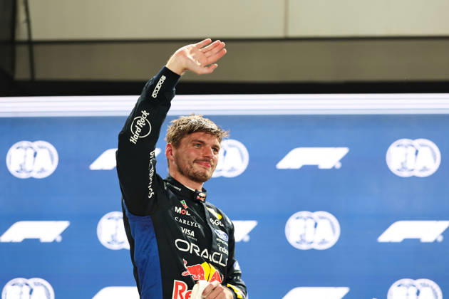 SINGAPORE, SINGAPORE - OCTOBER 10: Max Verstappen of the Netherlands and Oracle Red Bull Racing being after qualifying for F1 Grand Prix race of Singapore at Marina Bay Street Circuit on October 10, 2026 in Singapore, Singapore. (Photo by Qian Jun SPP-Paddocker) Copyright: xQianxJun SPP-Paddockerx Sportspressphoto_SPR251322