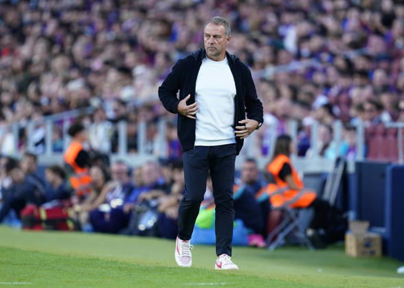 ESP: FC Barcelona, Barca - Getafe CF. La Liga EA Sports. Matchday 8. FC Barcelona head coach Hansi Flick during the La Liga EA Sports match between FC Barcelona and Getafe CF played at Spotify Camp Nou Stadium on 10 Oct 2026 in Barcelona, Spain. kpng Copyright: xSergioxRuizx xPRESSINPHOTOx PS_2627_BAR_GET_014