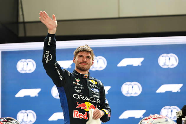 SINGAPORE, SINGAPORE - OCTOBER 10: Max Verstappen of the Netherlands and Oracle Red Bull Racing being after qualifying for F1 Grand Prix race of Singapore at Marina Bay Street Circuit on October 10, 2026 in Singapore, Singapore. (Photo by Qian Jun SPP-Paddocker) Copyright: xQianxJun SPP-Paddockerx Sportspressphoto_SPR251326