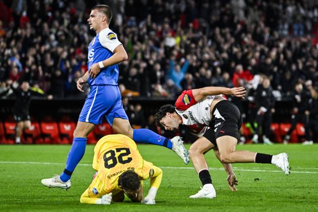 ROTTERDAM - Nacho Ferri of Feyenoord celebrates the 1-0 during the Dutch Eredivisie match between Feyenoord and AZ Alkmaar at Feyenoord stadium De Kuip on October 10, 2026 in Rotterdam, the Netherlands. OLAF KRAAK ANP Eredivisie 2026 27 xVIxANPxSportx xxANPxIVx 572042364 originalFilename: 572042364.jpg