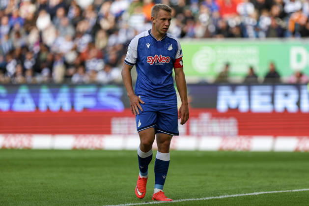 10.10.2026, GER, Fussball, Herren, 3. Liga, Saison 2026 2027, MSV Duisburg - TSG Hoffenheim II Valentin Lässig (TSG II) schaut Duisburg schauinsland-reisen-Arena Nordrhein-Westfalen Deutschland Copyright: xAdrianxSchlüterx