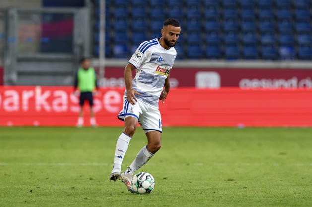 10.10.2026, GER, Fussball, Herren, 3. Liga, Saison 2026 2027, MSV Duisburg - TSG Hoffenheim II Ramien Safi (Duisburg) in Aktion am Ball, Einzelaktion Duisburg schauinsland-reisen-Arena Nordrhein-Westfalen Deutschland Copyright: xAdrianxSchlüterx