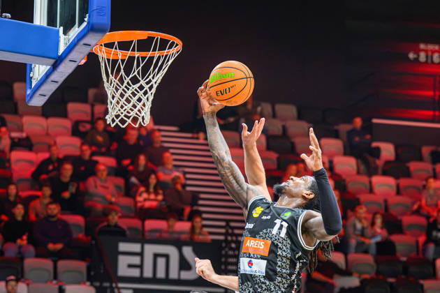 10.10.2026 - Basketball - Saison 2026 2027 - 2. Bundesliga Pro-A - 4. Spieltag: Nürnberg Falcons Basketball Club NBC - Kreisbau Kirchheim Knights - AlSch - xalxscx - Tyrel Morgan (11, Kreisbau Kirchheim Knights )