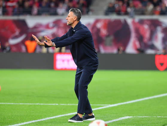 RB Leipzig - Frankfurt Bundesliga Leipzig, 10.10.2026, Red Bull Arena, Fussball, Bundesliga, Spieltag 5 , RB Leipzig vs. SG Eintracht Frankfurt , Im Bild: Trainer Martin Demichelis, RB Leipzig ,