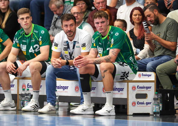 10.10.2026, Deutschland, Göppingen, Handball Opel HBL Bundesliga, FRISCH AUF! Göppingen vs. SG BBM Bietigheim, FAG Trainer Ben Matschke