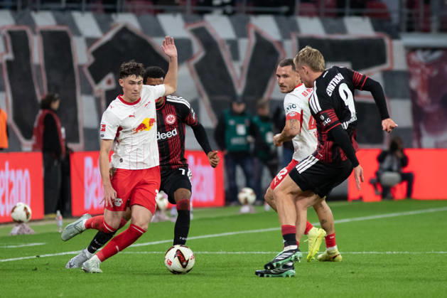 1. Fußball Bundesliga: RB Leipzig - Eintracht Frankfurt; 10.10.2026 Andrija Maksimovic (30, RB Leipzig). LEIPZIG, DEUTSCHLAND - OCTOBER 10: Bundesliga-Spiel RB Leipzig - Eintracht Frankfurt in der Red Bull Arena am 5. Spieltag der 1. Bundesliga am October 10, 2026 in Leipzig, Deutschland. DFL REGULATIONS PROHIBIT ANY USE OF PHOTOGRAPHS AS IMAGE SEQUENCES AND OR QUASI-VIDEO. Copyright: xBEAUTIFULxSPORTS JanxKaeferx