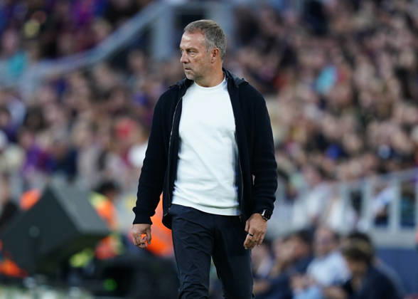 ESP: FC Barcelona, Barca - Getafe CF. La Liga EA Sports. Matchday 8. FC Barcelona head coach Hansi Flick during the La Liga EA Sports match between FC Barcelona and Getafe CF played at Spotify Camp Nou Stadium on 10 Oct 2026 in Barcelona, Spain. kpng Copyright: xSergioxRuizx xPRESSINPHOTOx PS_2627_BAR_GET_030