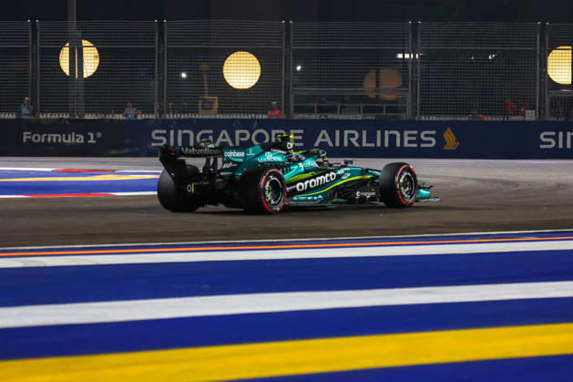 Formula 1 Singapore Grand Prix SINGAPORE - OCTOBER 10: Aston Martin s driver Fernando Alonso during the Qualifying Session at the Formula One Grand Prix of Singapore, at the Marina Bay Street Circuit in Singapore, on October 10, 2026. Daniel Ceng Anadolu Singapore Singapore. Editorial use only. Please get in touch for any other usage.  Copyright: x2026xAnadoluxDanielxCengx