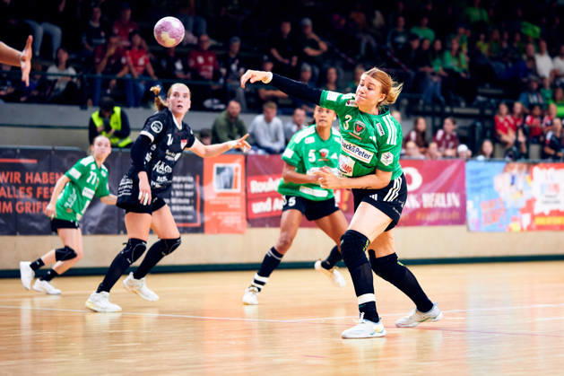 SARA SAETRE ROENNINGEN (Fuechse Berlin, 03), GER, 2. Handball - Bundesliga Frauen, Fuechse Berlin vs. SG Nuertingen-Zizishausen, Saison 2026 27, 5. Spieltag, 10.10.2026 GER, 2. Handball - Bundesliga Frauen, Fuechse Berlin vs. SG Nuertingen-Zizishausen, Saison 2026 27, 5. Spieltag, 10.10.2026 Berlin