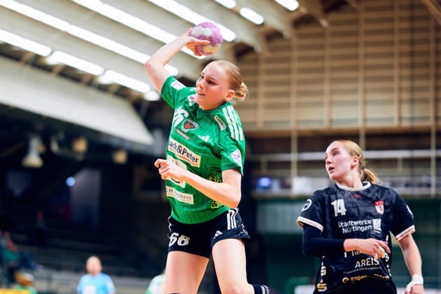 ALISSA KATARINA WERLE (Fuechse Berlin, 66), GER, 2. Handball - Bundesliga Frauen, Fuechse Berlin vs. SG Nuertingen-Zizishausen, Saison 2026 27, 5. Spieltag, 10.10.2026 GER, 2. Handball - Bundesliga Frauen, Fuechse Berlin vs. SG Nuertingen-Zizishausen, Saison 2026 27, 5. Spieltag, 10.10.2026 Berlin