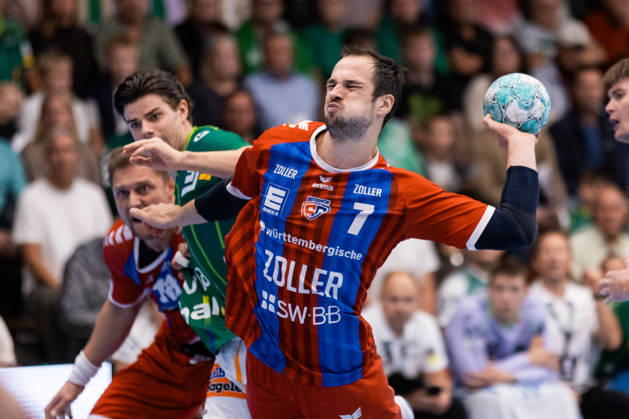 Domikin CLAUS (SG BBM Bietigheim, 07) erzielt ein Tor, Aktion, Torwurf GER, FRISCH AUF! Goeppingen vs. SG BBM Bietigheim, Handball, Bundesliga, OPEL HBL, 8. Spieltag, Spielzeit 2026 2027, 10.10.2026, GER, FRISCH AUF! Goeppingen vs. SG BBM Bietigheim, Handball, Bundesliga, OPEL HBL, 8. Spieltag, Spielzeit 2026 2027, 10.10.2026, Goeppingen Copyright: xEibnerxPressefoto OliverxSchmidtx EP_OST