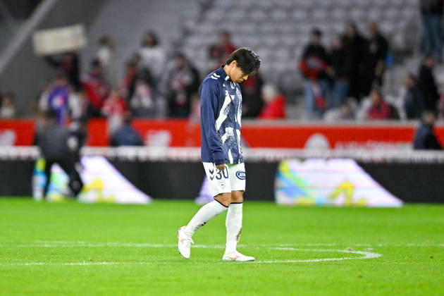 LOSC Lille v Le Havre Athletic Club - Ligue 1 McDonald s 2026 2027 Sota NAKAMURA of Le Havre looks dejected during Ligue 1 McDonald s match between Lille and Le Havre at Stade Pierre-Mauroy on October 10, 2026 in Lille, France. Lille France  Copyright: xKevinxClementx 776573340