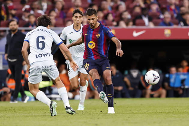 October 10, 2026, Barcelona, Barcelona, Spain: Rodri of FC Barcelona, Barca in action during the Spanish league, LaLiga EA Sports, football match played between FC Barcelona and Getafe CF at Spotify Camp Nou stadium on October 10, 2026 in Barcelona, Spain. Barcelona Spain - ZUMAa181 20261010_zaa_a181_092 Copyright: xJavierxBorregox