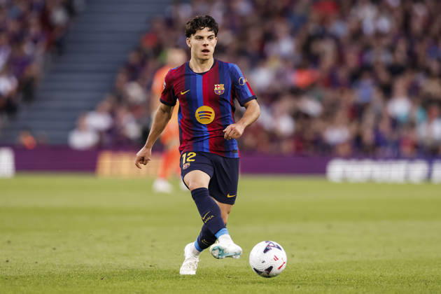 October 10, 2026, Barcelona, Barcelona, Spain: Xavi Espart of FC Barcelona, Barca in action during the Spanish league, LaLiga EA Sports, football match played between FC Barcelona and Getafe CF at Spotify Camp Nou stadium on October 10, 2026 in Barcelona, Spain. FC Barcelona V Getafe CF - LaLiga EA Sports - ZUMAa181 20261010_zaa_a181_100 Copyright: xJavierxBorregox