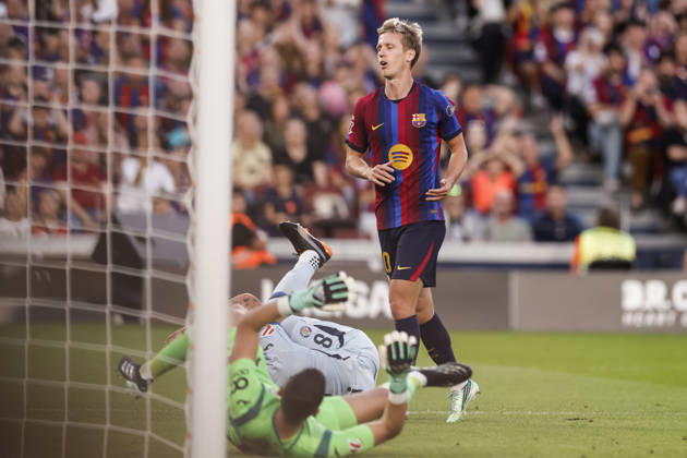 October 10, 2026, Barcelona, Barcelona, Spain: Dani Olmo of FC Barcelona, Barca laments during the Spanish league, LaLiga EA Sports, football match played between FC Barcelona and Getafe CF at Spotify Camp Nou stadium on October 10, 2026 in Barcelona, Spain. FC Barcelona V Getafe CF - LaLiga EA Sports - ZUMAa181 20261010_zaa_a181_103 Copyright: xJavierxBorregox