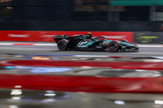 2026 Formula 1 Singapore Grand Prix SINGAPORE - OCTOBER 10: Mercedes’s driver Kimi Antonelli during the Qualifying Session at the Formula One Grand Prix of Singapore, at the Marina Bay Street Circuit in Singapore, on October 10, 2026. Daniel Ceng Anadolu Singapore Singapore. Editorial use only. Please get in touch for any other usage.  Copyright: x2026xAnadoluxDanielxCengx