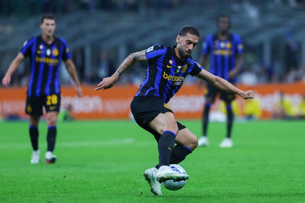 SOCCER - Serie A - Inter - FC Internazionale vs. Parma Calcio Photo by IPA ABACAPRESS.COM89512902 - Hakan Calhanoglu of FC Internazionale in action during a Serie A Enilive 2026 27 soccer match between FC Internazionale and Parma Calcio 1913. Milan Italy Copyright: xIPAxSport ABACAx