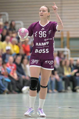 Charlotte Cholevova (TusSies Metzingen, 96) am Ball TusSies Metzingen vs. SCM Ramnicu Valcea, Handball, EHF, Europa Leauge Qualifikation Rueckspiel, Saison 2026 2027, 10.10.2026 TusSies Metzingen vs. SCM Ramnicu Valcea, Handball, EHF, Europa Leauge Qualifikation Rueckspiel, Saison 2026 2027, 10.10.2026 Metzingen Copyright: xEibner-Pressefotox EP_TBR
