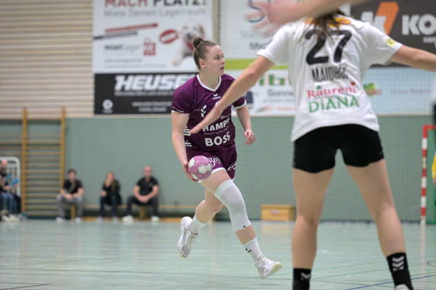 Ida Petzold (TusSies Metzingen, 08) am Ball TusSies Metzingen vs. SCM Ramnicu Valcea, Handball, EHF, Europa Leauge Qualifikation Rueckspiel, Saison 2026 2027, 10.10.2026 TusSies Metzingen vs. SCM Ramnicu Valcea, Handball, EHF, Europa Leauge Qualifikation Rueckspiel, Saison 2026 2027, 10.10.2026 Metzingen Copyright: xEibner-Pressefotox EP_TBR