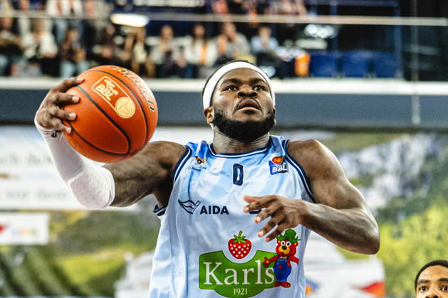 Rostock, Deutschland 10. Oktober 2026: easyCredit BBL - 2026 2027 - 5. Spieltag - Rostock Seawolves gegen Fitness First Würzburg Baskets Im Bild: TJ Crockett Jr. (Rostock SEAWOLVES) Copyright: xFotostandx xVoelkerx