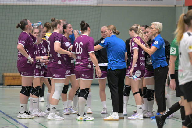Time Out TusSies TusSies Metzingen vs. SCM Ramnicu Valcea, Handball, EHF, Europa Leauge Qualifikation Rueckspiel, Saison 2026 2027, 10.10.2026 TusSies Metzingen vs. SCM Ramnicu Valcea, Handball, EHF, Europa Leauge Qualifikation Rueckspiel, Saison 2026 2027, 10.10.2026 Metzingen Copyright: xEibner-Pressefotox EP_TBR